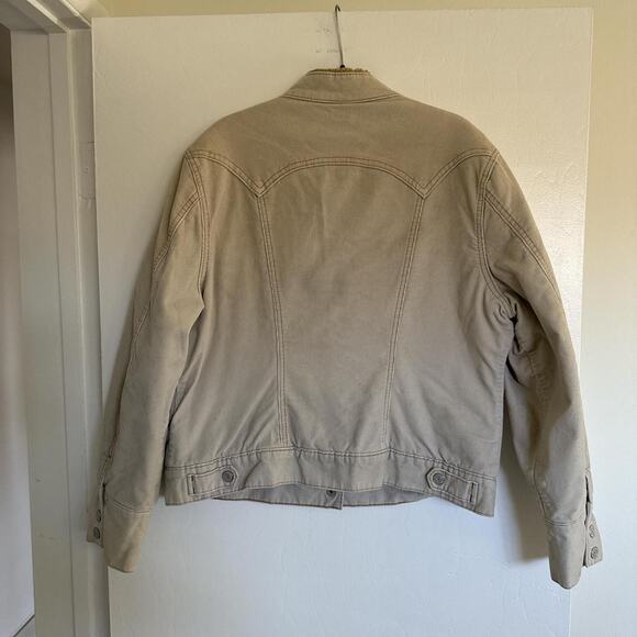 Tan gap sherpa lined corduroy jacket - Picture 4 of 4